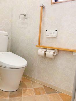 とてもお洒落なトイレが完成しました