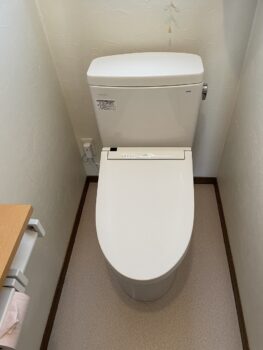 新しいトイレはＴＯＴＯのピュアレストＱＲです